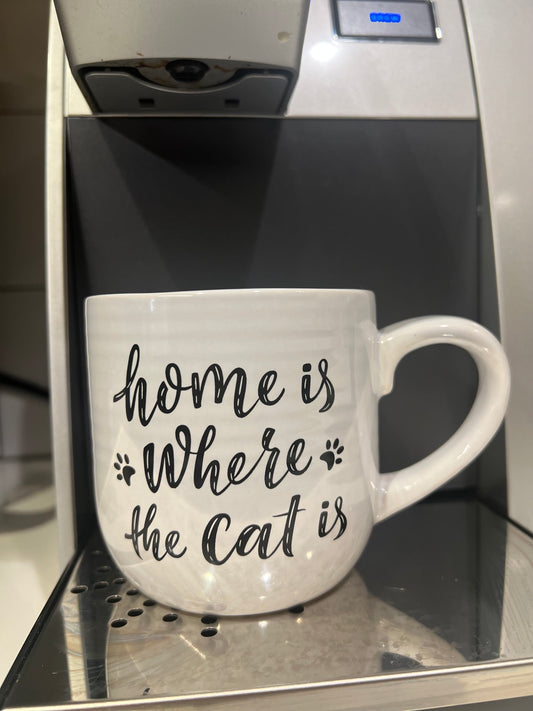 Home is Where the Cat Is Mug