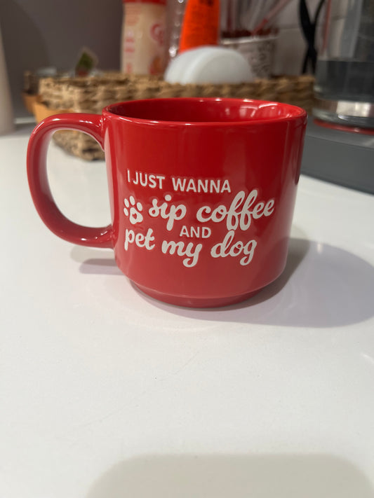 Sip Coffee & Pet My Dog Mug
